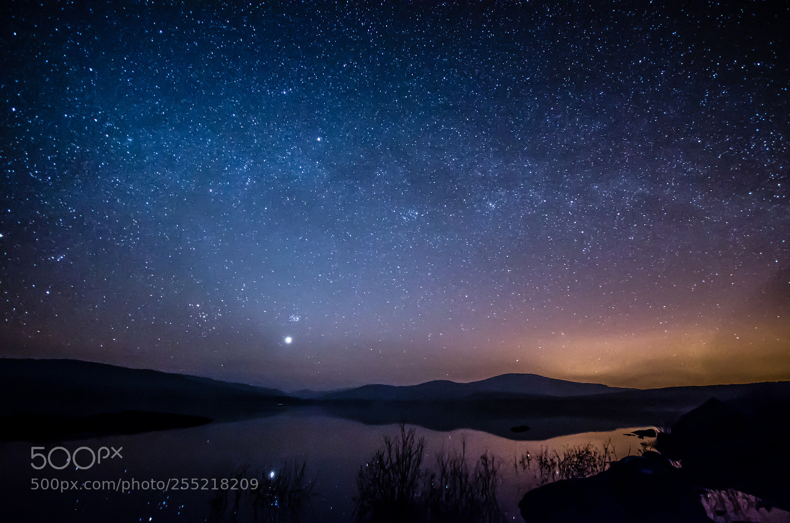 Nikon D7000 sample photo. Starscape in scotland photography
