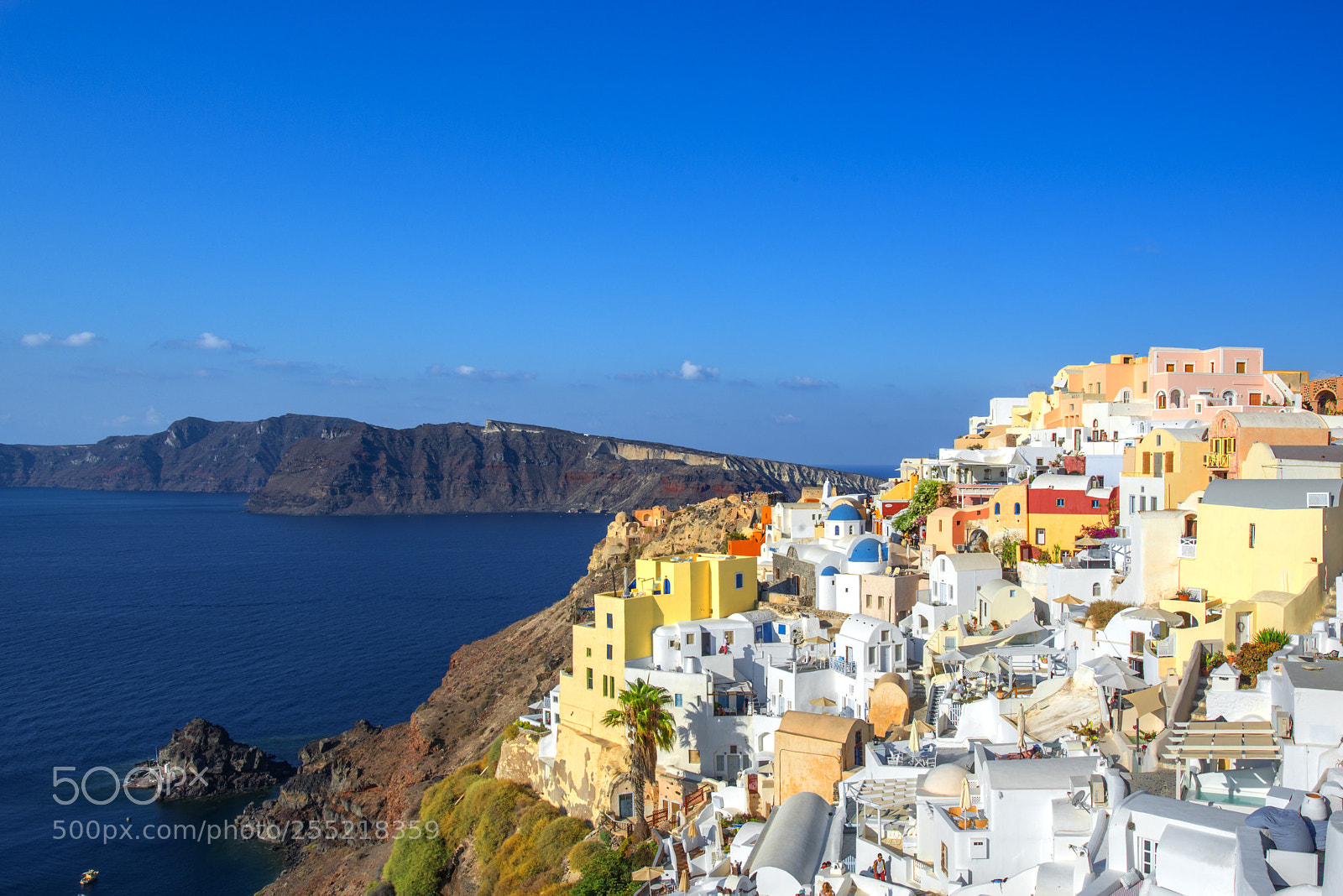 Nikon D800 sample photo. Santorini oia photography