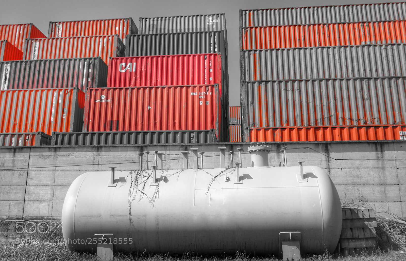 Sony Cyber-shot DSC-RX100 sample photo. Container depot photography