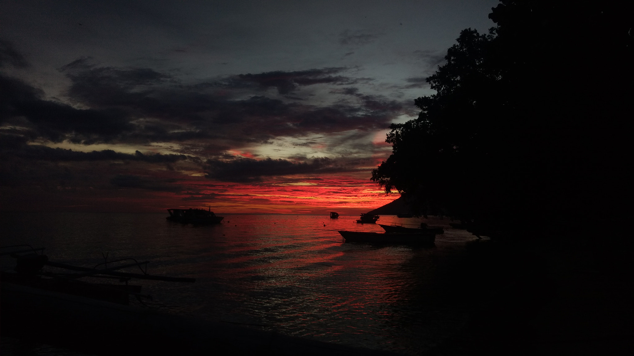 Motorola Moto Z Play sample photo. Indonesian sunset photography