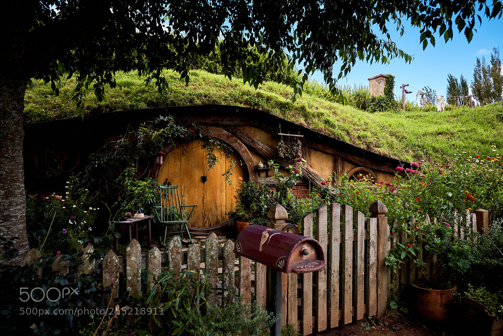 Sony a7R III sample photo. Hobbiton and the tree photography