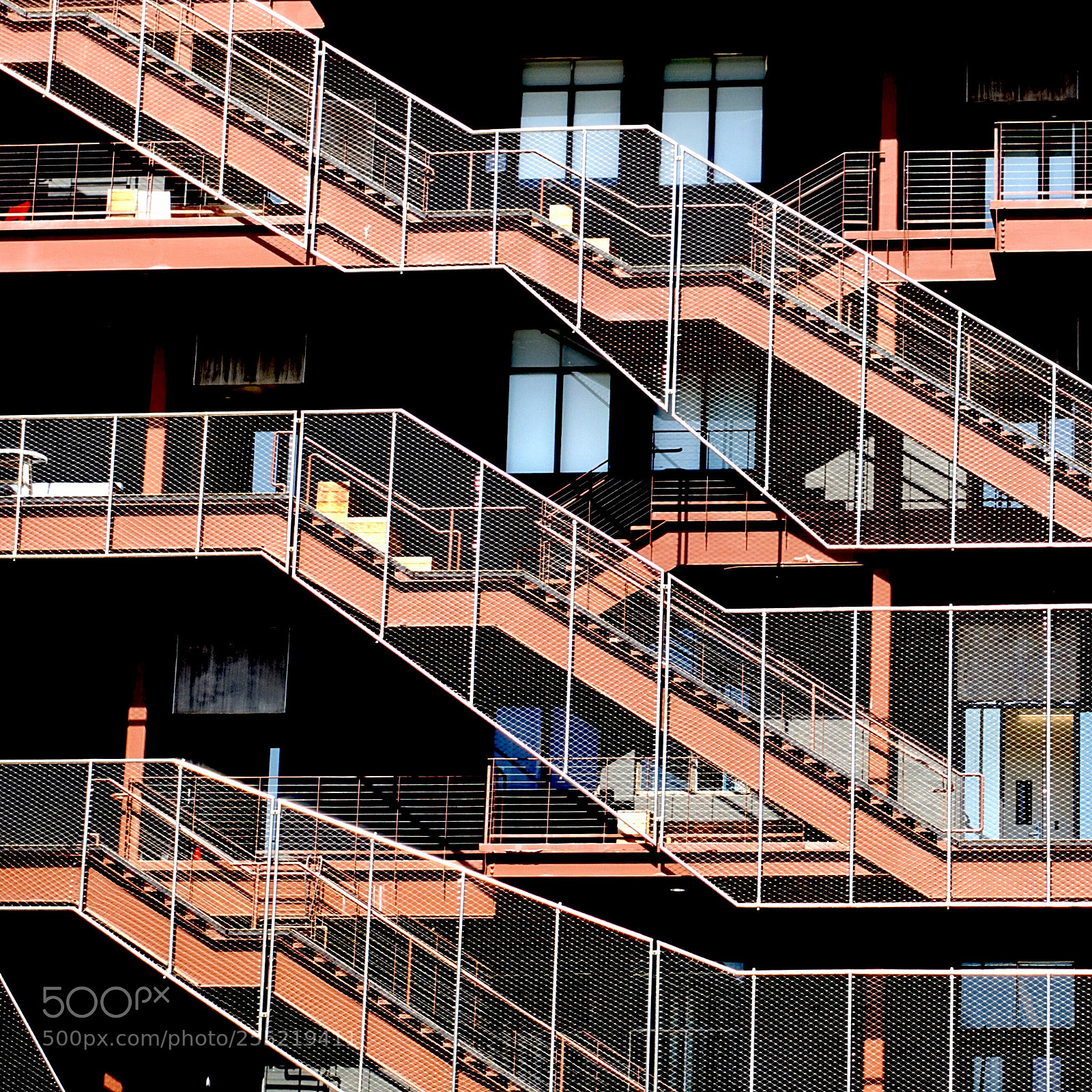 Sony Cyber-shot DSC-RX100 III sample photo. Multiple stairways photography