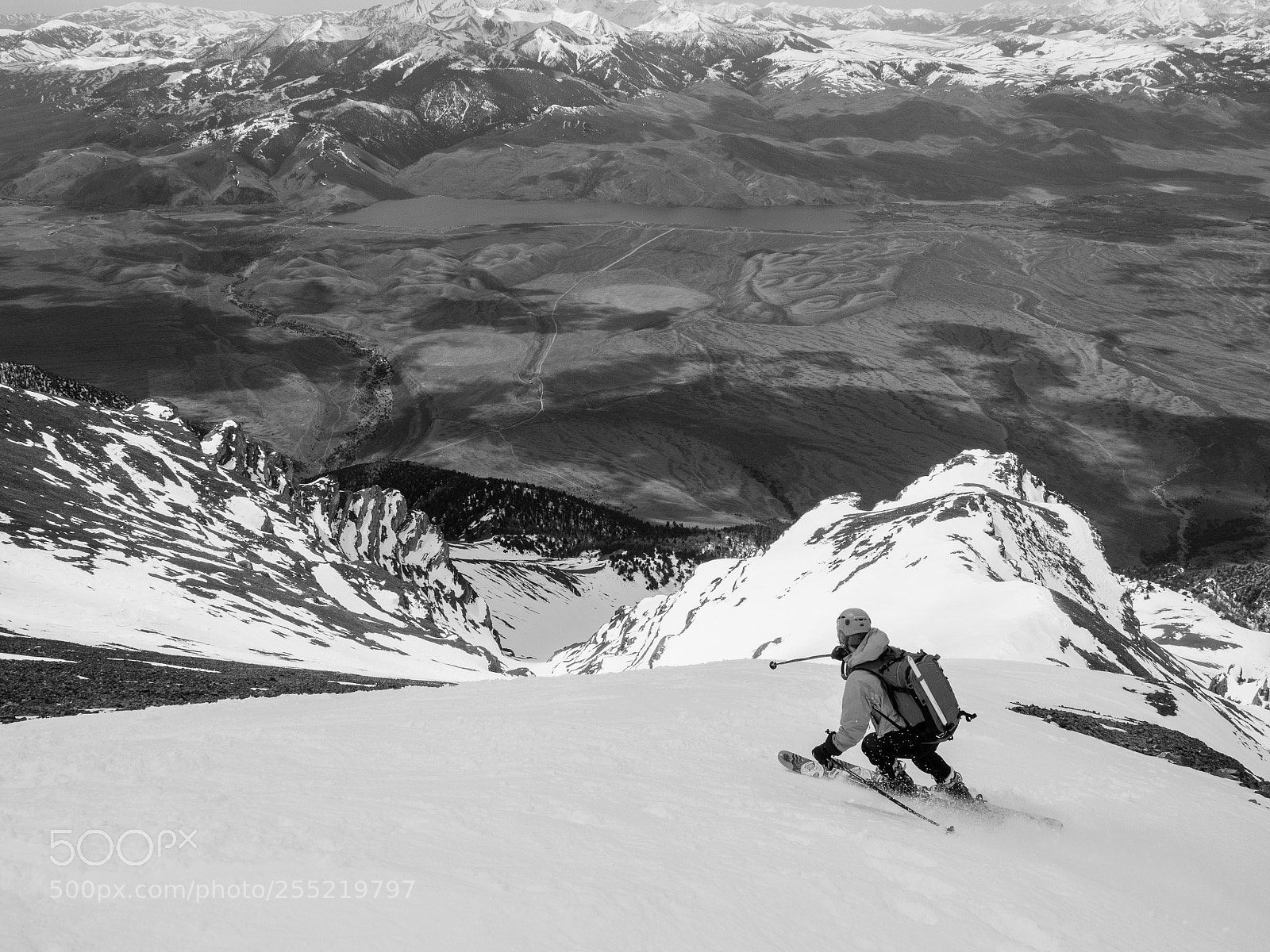 Olympus OM-D E-M5 II sample photo. Lost river skiing photography