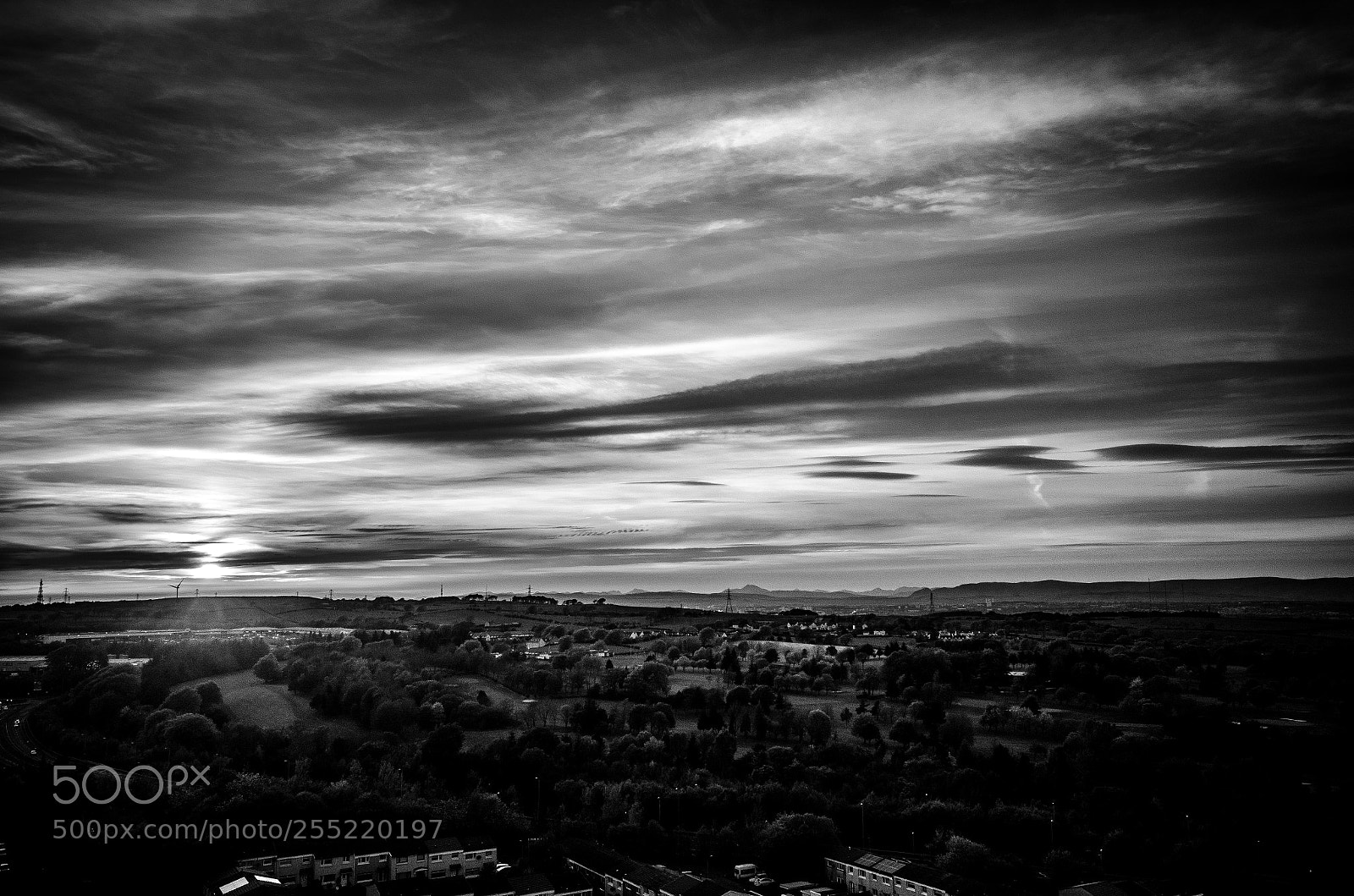 Nikon D7000 sample photo. East kilbride at sunset photography