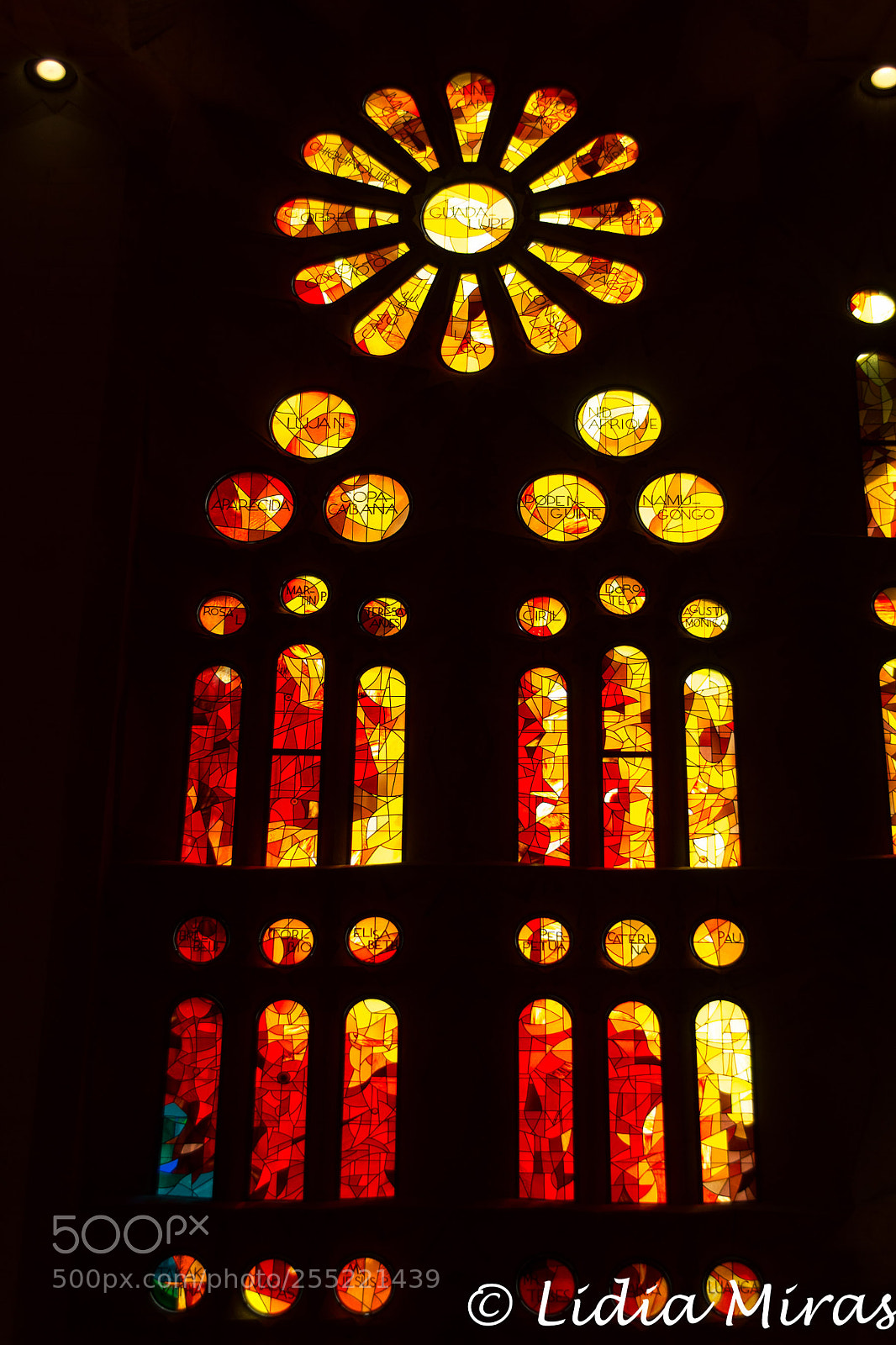 Canon EOS 700D (EOS Rebel T5i / EOS Kiss X7i) sample photo. Orange stained glass photography