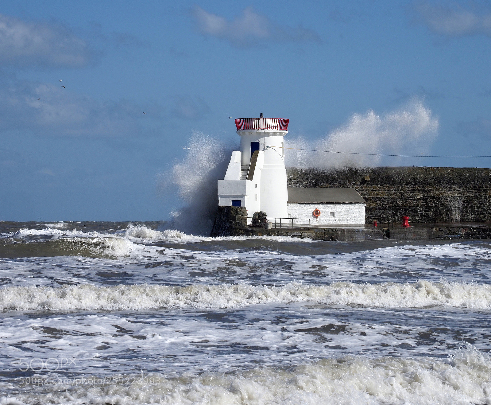 Olympus OM-D E-M1 Mark II sample photo. Balbriggan lighthouse photography