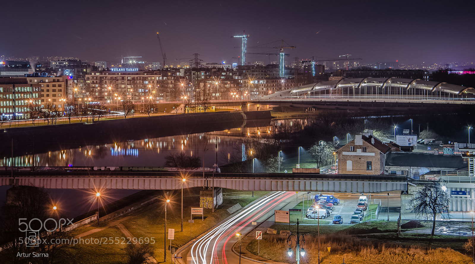 Nikon D5100 sample photo. Krajobraz miejski nocą. photography