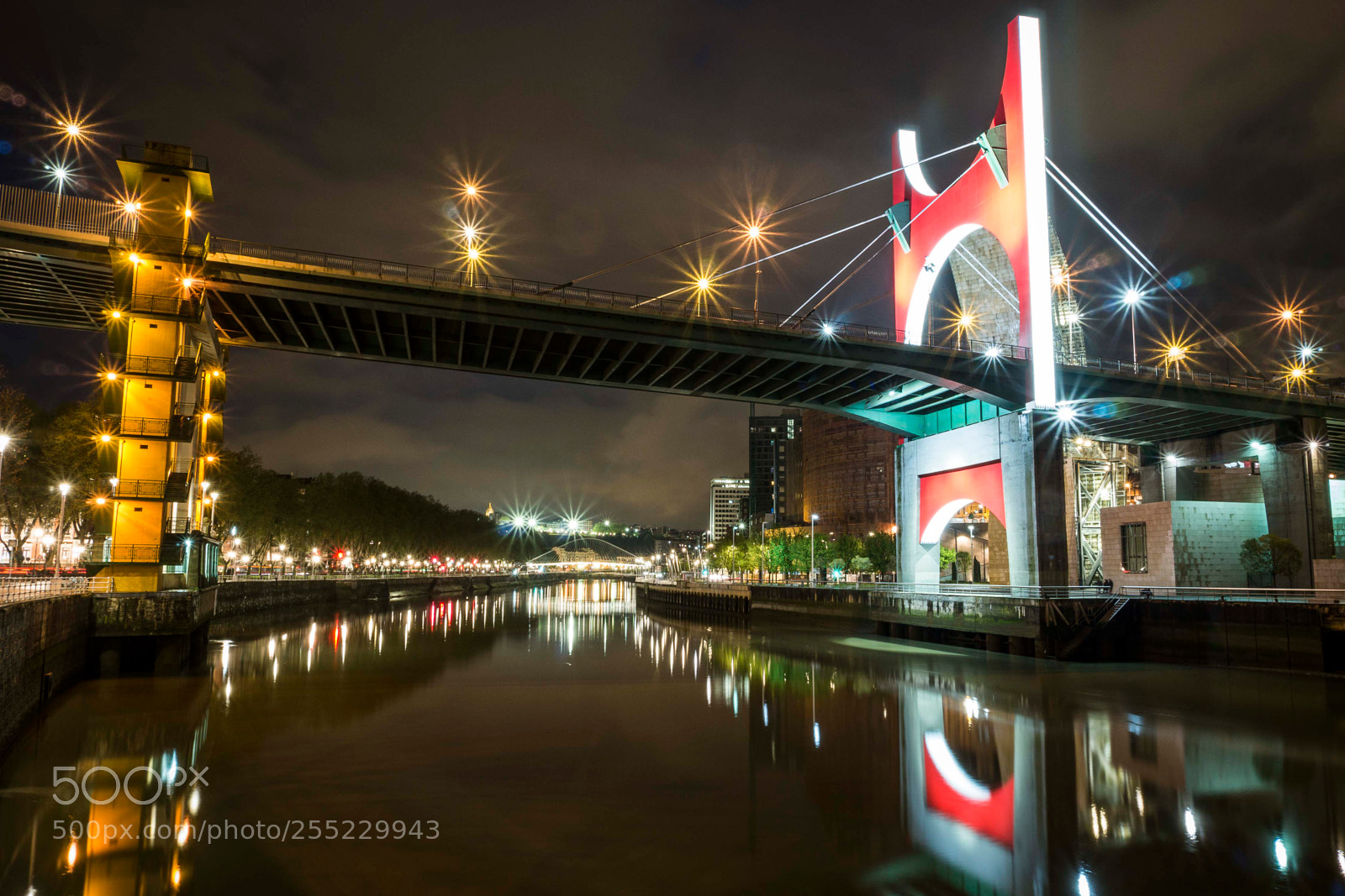 Fujifilm X-A1 sample photo. Nervion bridge photography