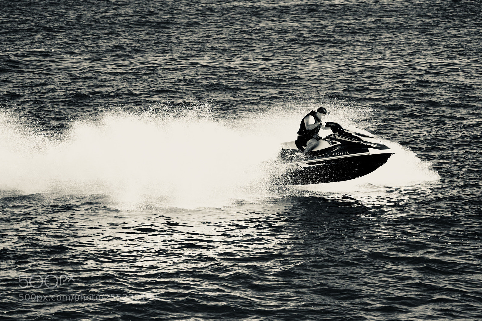 Sony a7R II sample photo. Jet over the sea photography