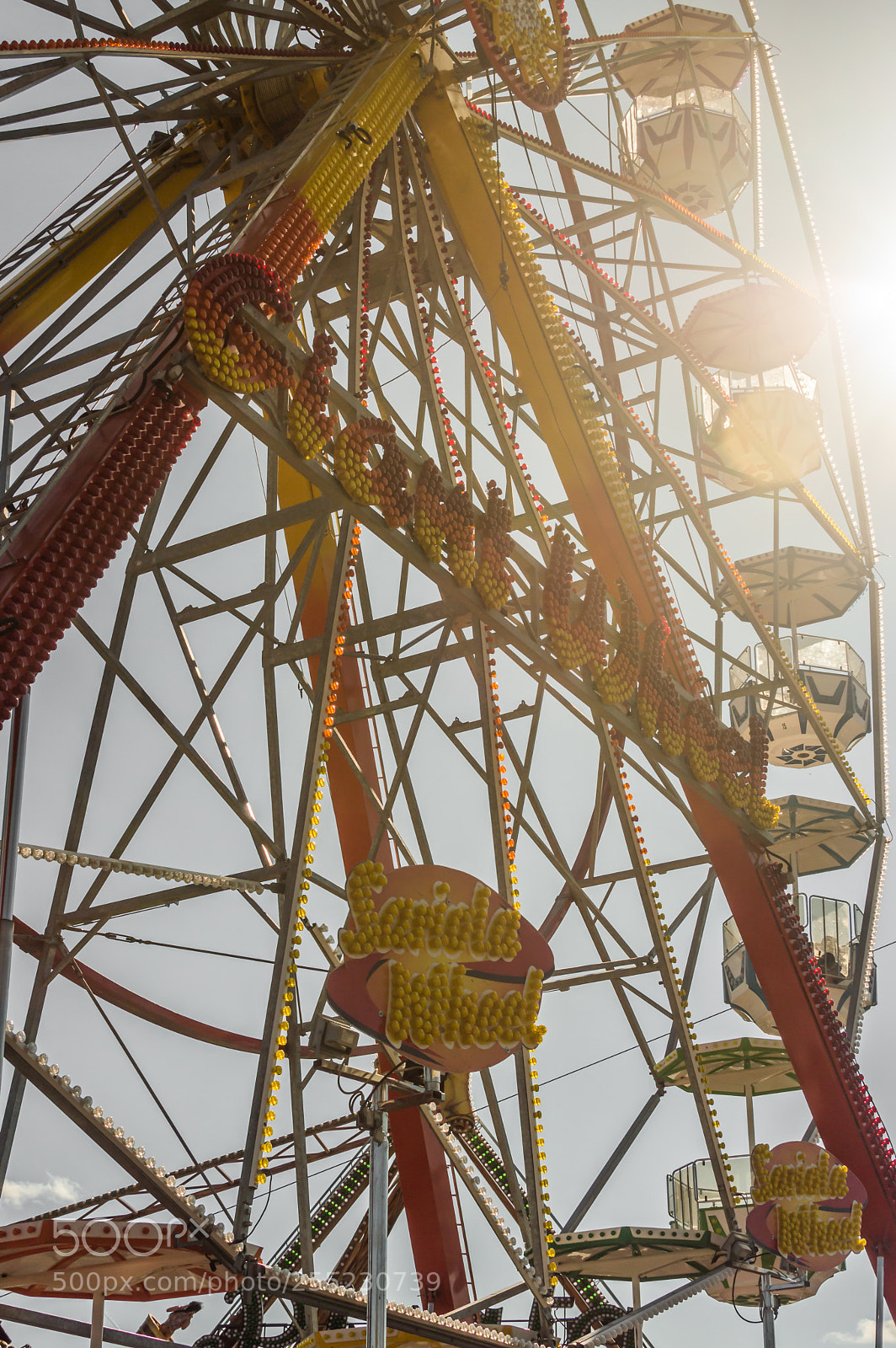 Nikon D3200 sample photo. Ferris wheel photography