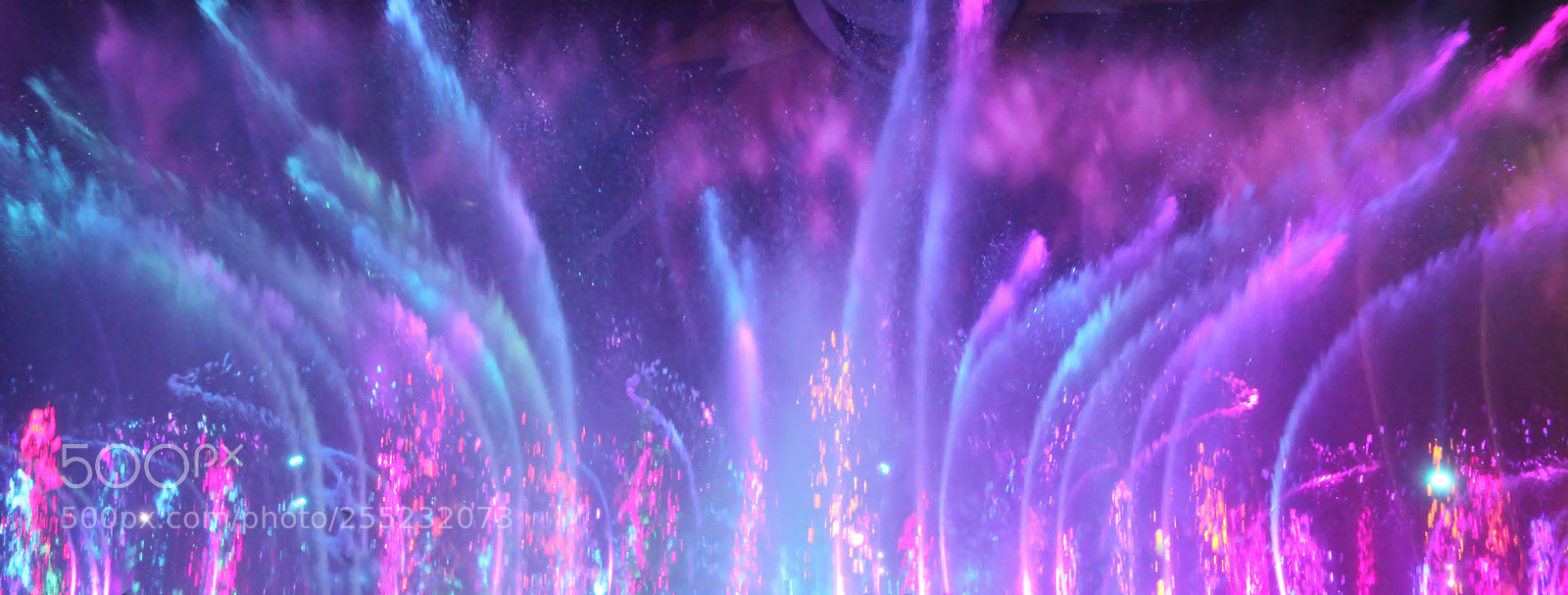 Canon EOS 5D Mark II sample photo. Fountains of color photography