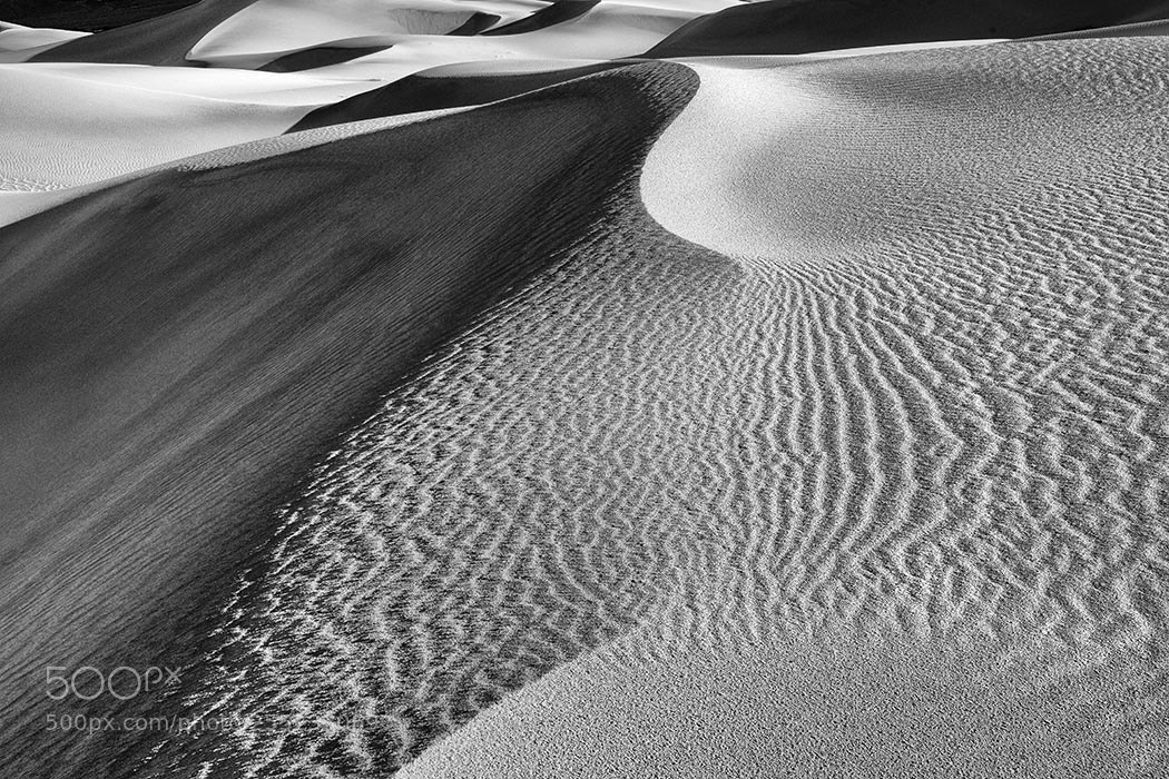 Sony Alpha DSLR-A850 sample photo. Death valley sand dunes photography