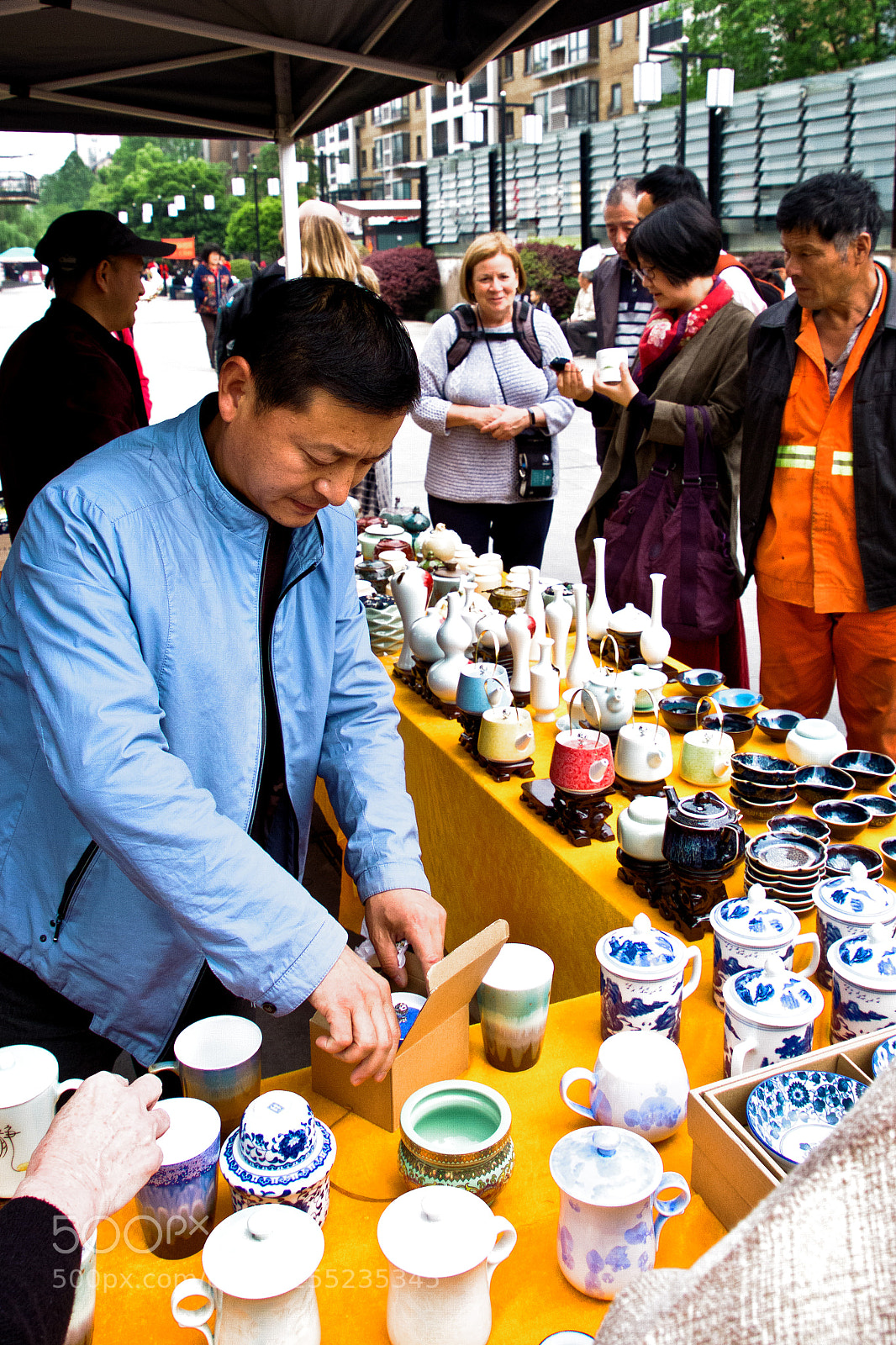 Fujifilm X-E1 sample photo. Tea pots for sale photography