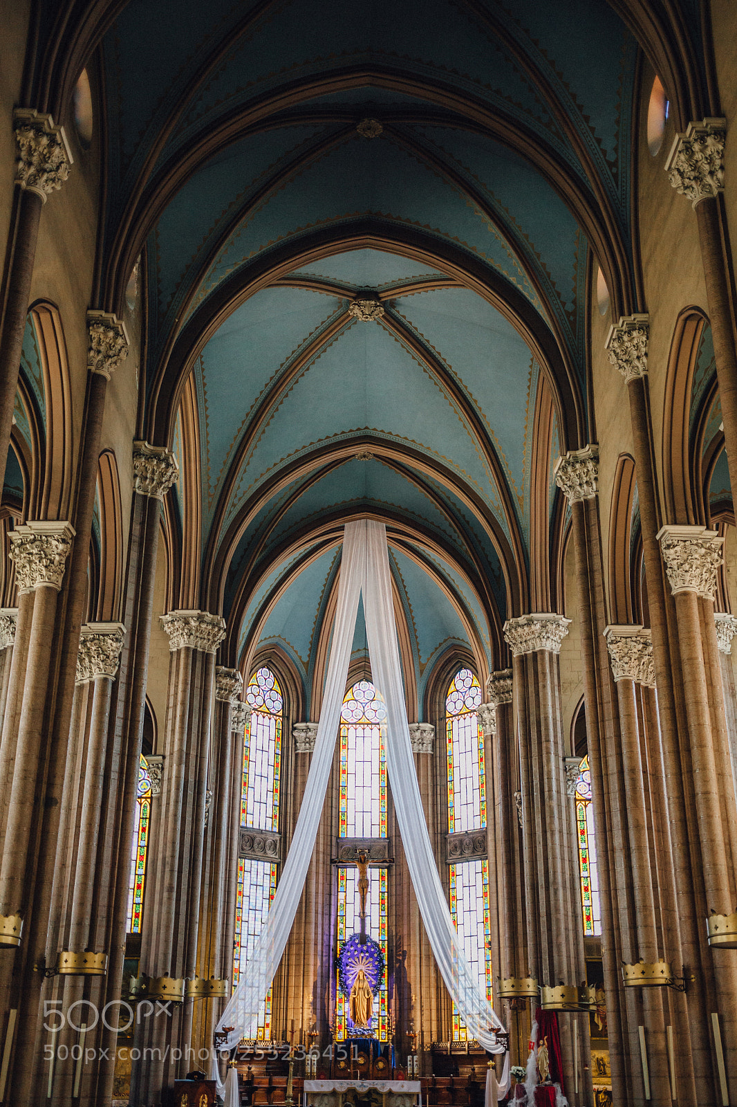 Canon EOS 5D Mark II sample photo. Church of st. anthony photography