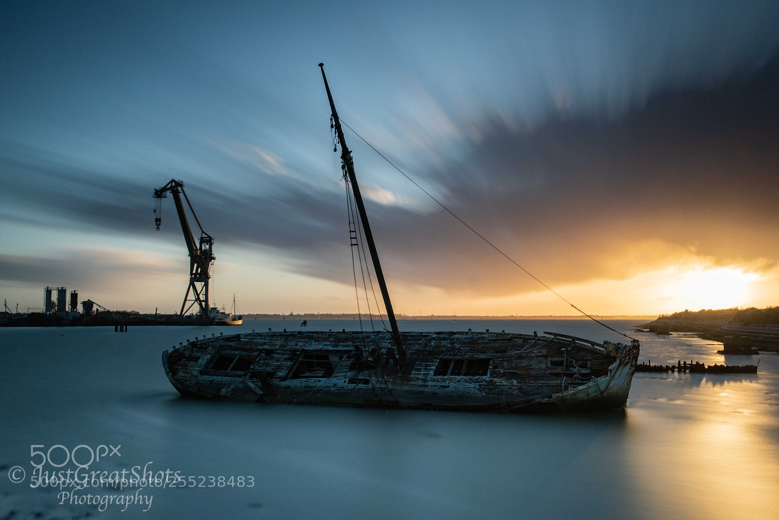Nikon D810 sample photo. Tipner shipwreck photography