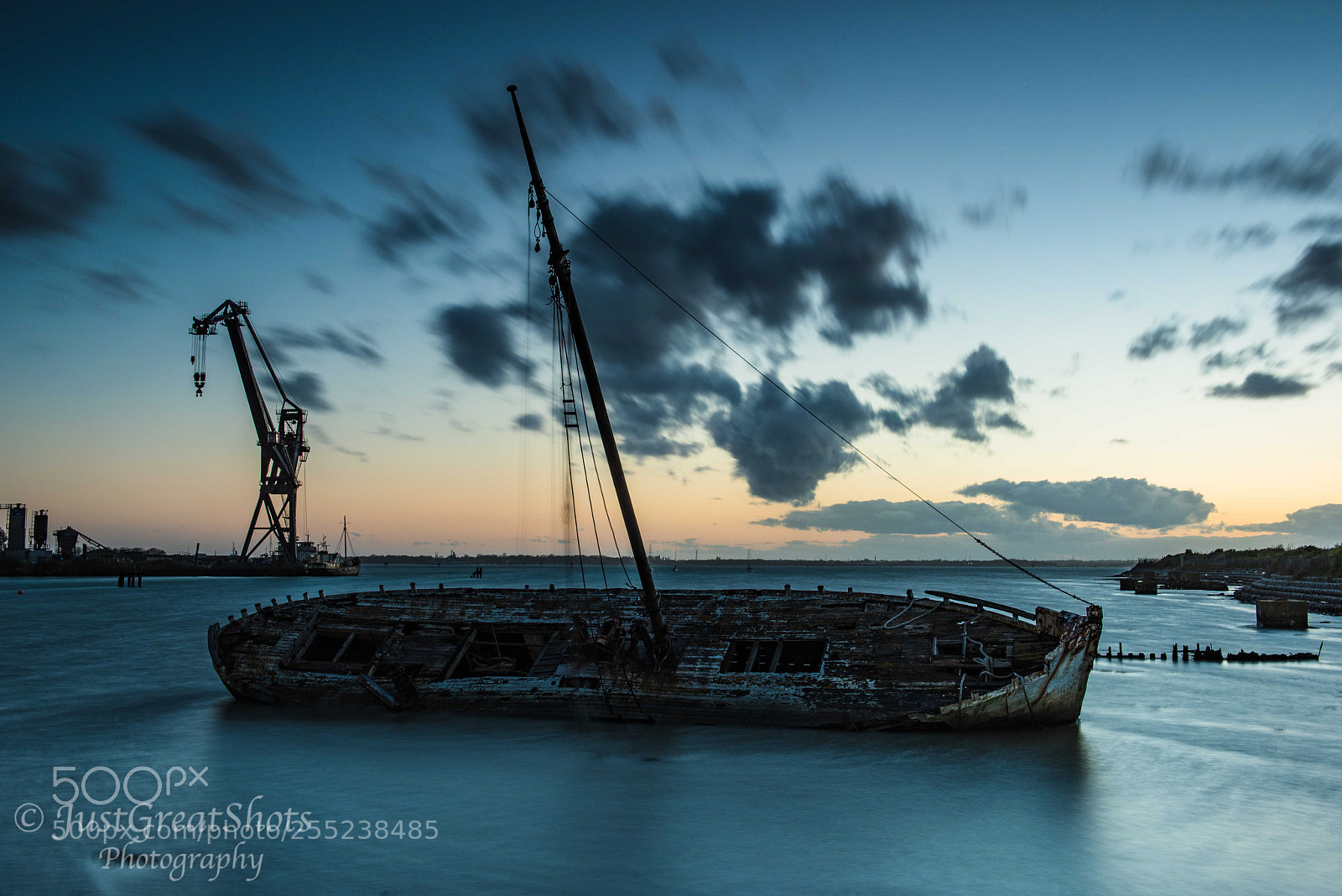 Nikon D810 sample photo. Tipner shipwreck photography