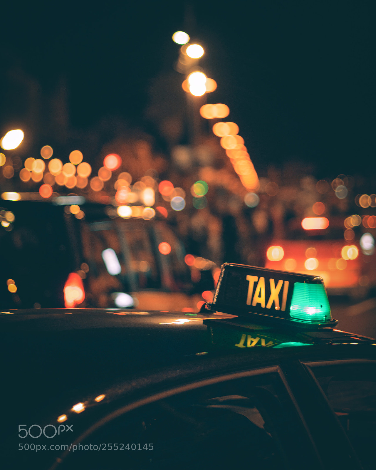 Nikon D3300 sample photo. Night traffic photography