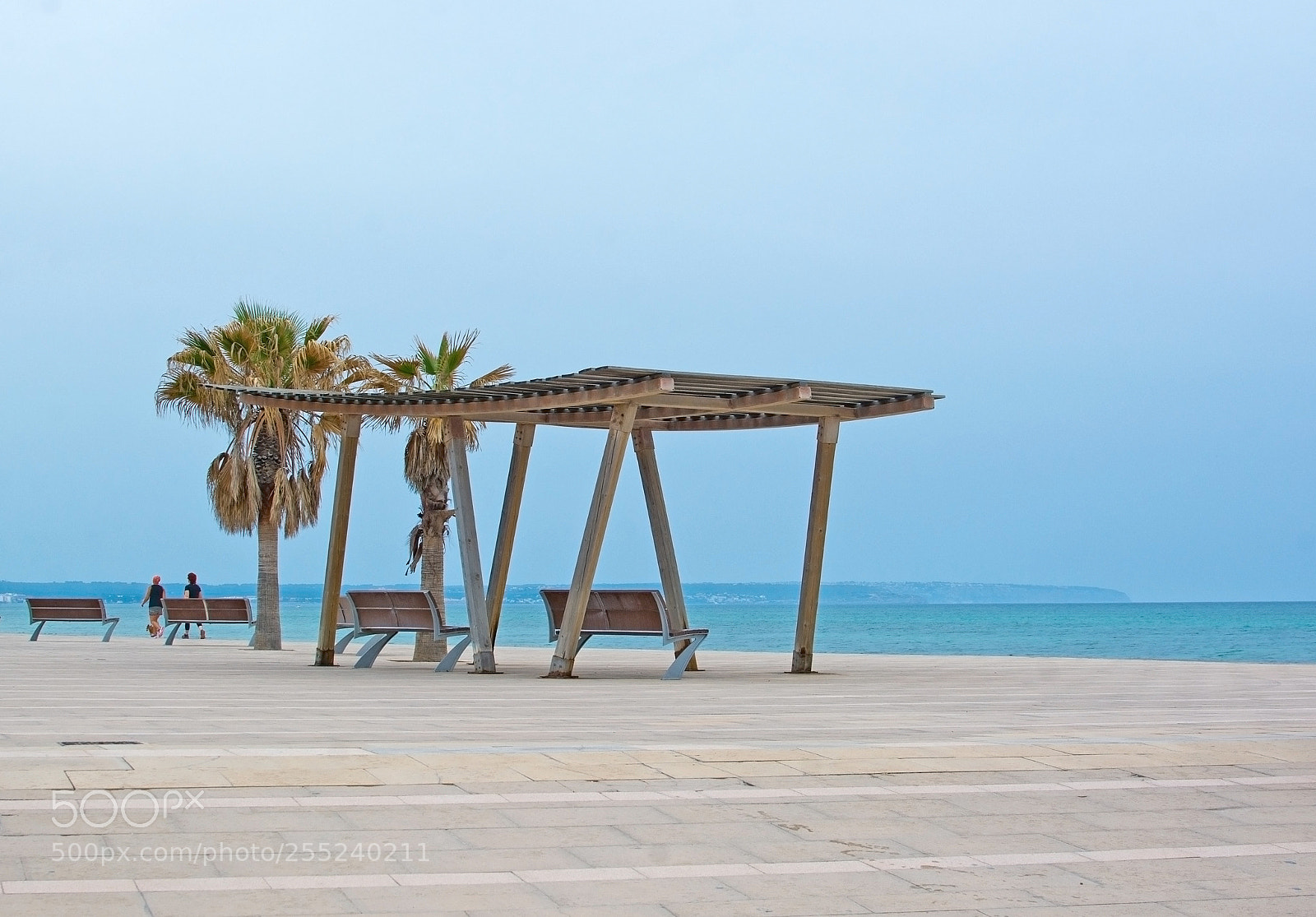 Nikon D7100 sample photo. Shade structure with seats photography