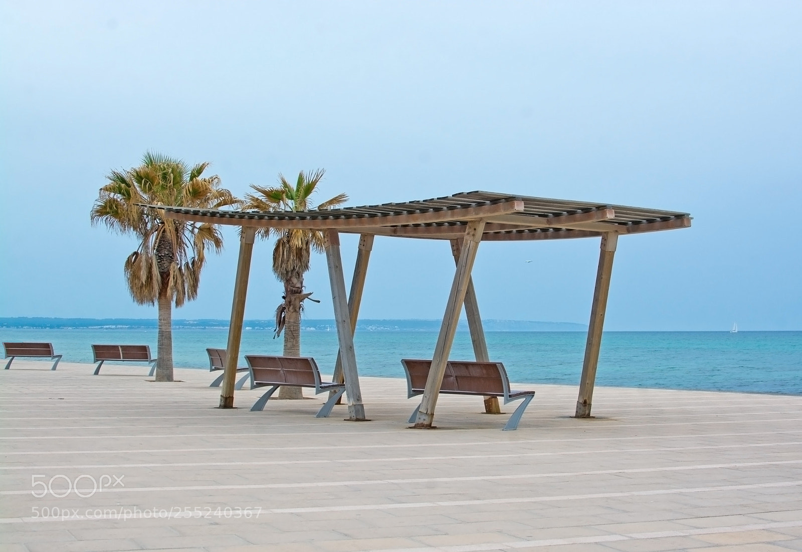 Nikon D7100 sample photo. Shade structure with seats photography