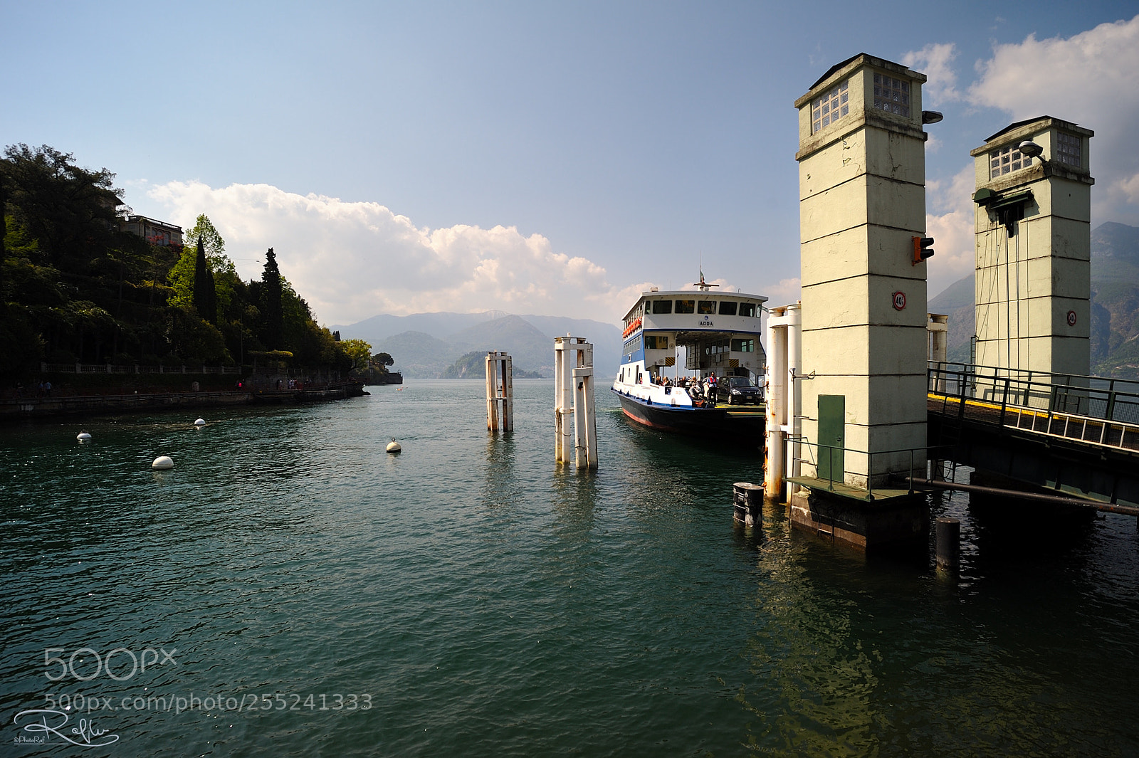 Nikon D3 sample photo. Varenna harbor photography