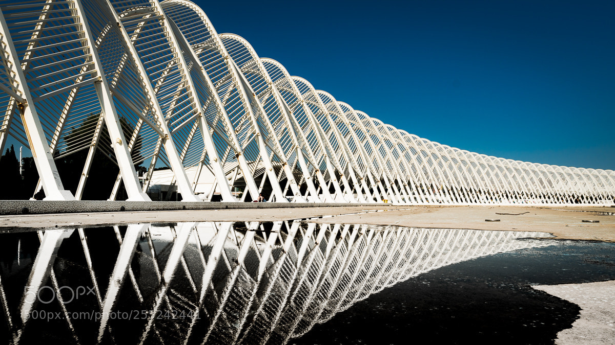 Sony a6500 sample photo. Arches at olympic sports photography