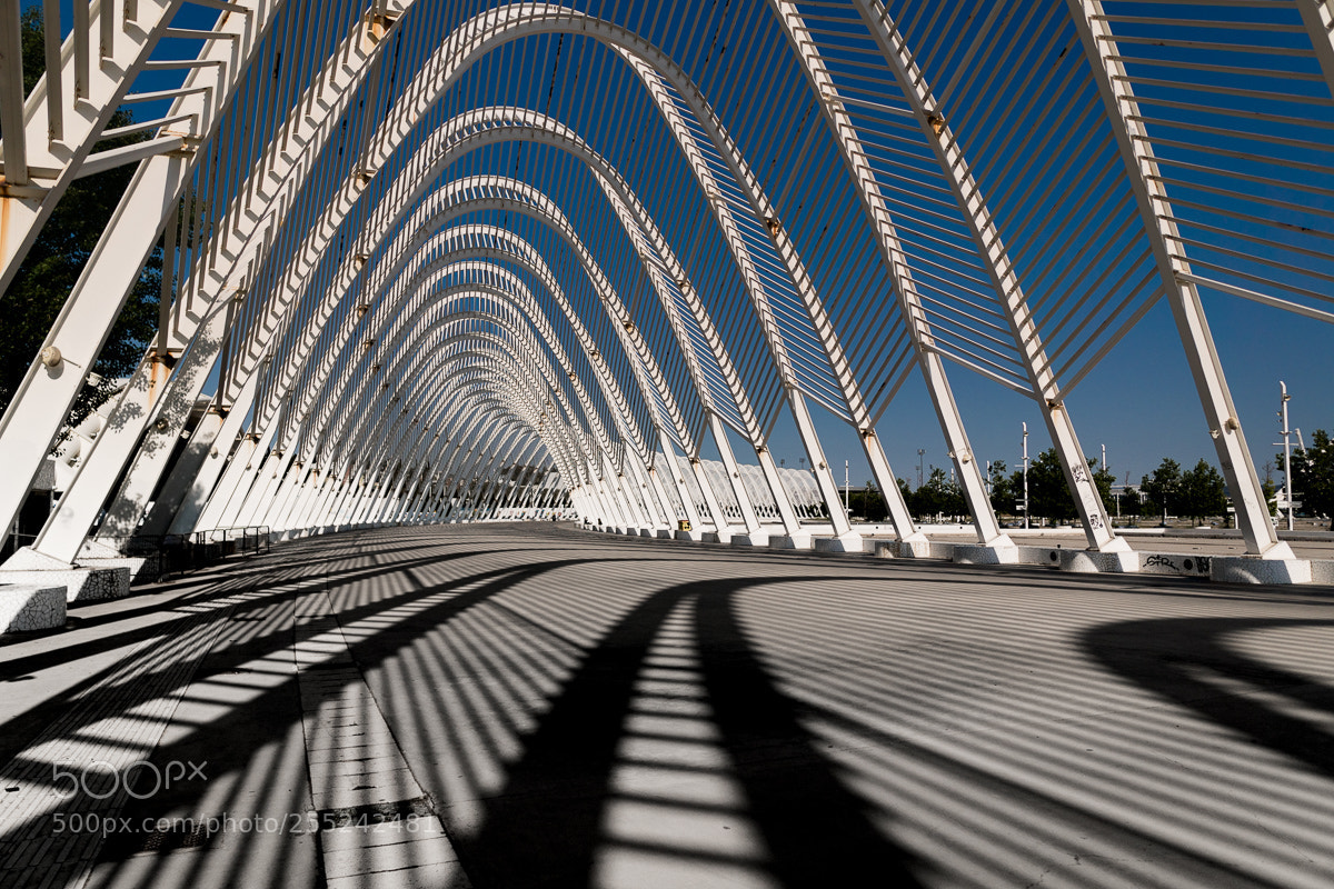 Sony a6500 sample photo. Arches at olympic sports photography