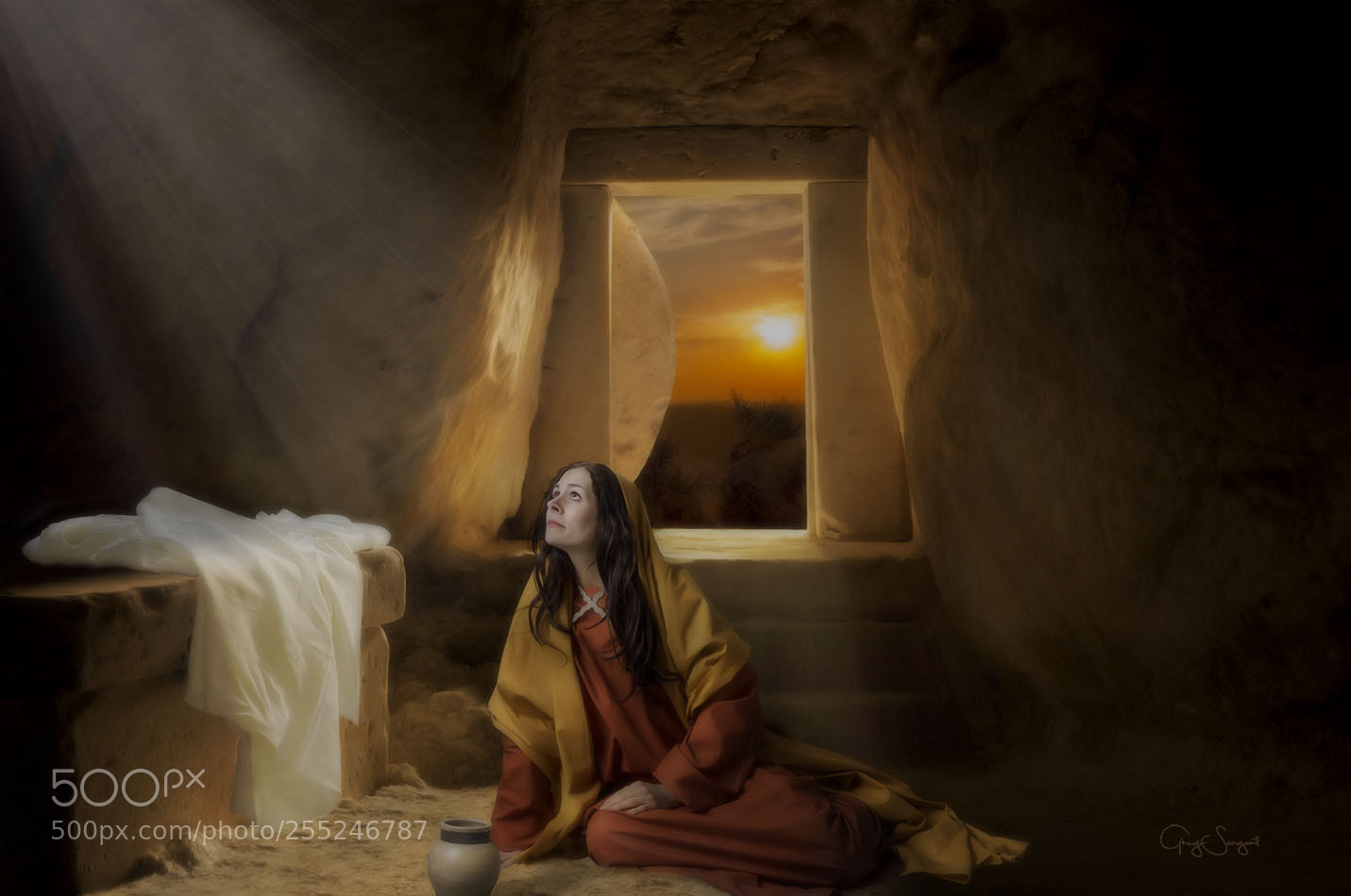 Canon EOS 5D Mark IV sample photo. Mary in the tomb photography