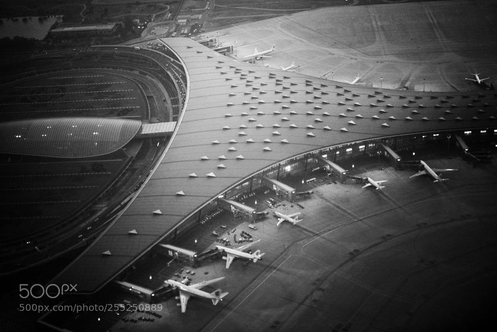Sony a7R III sample photo. Beijing airport t3 photography