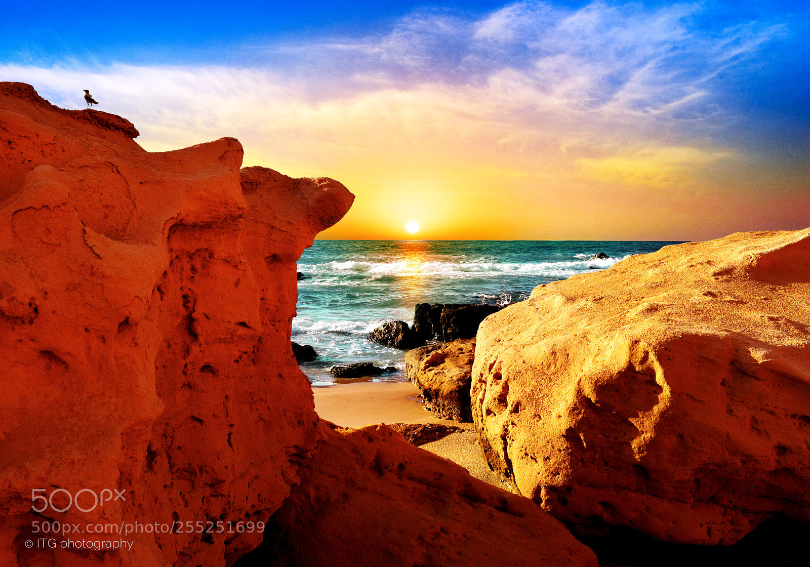 Nikon D5300 sample photo. Sunset between the rocks (3) photography