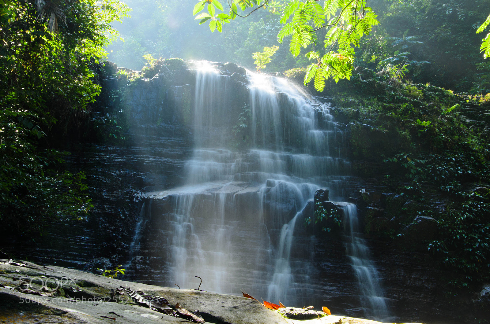 Nikon D7000 sample photo. Kubah waterfall at early photography