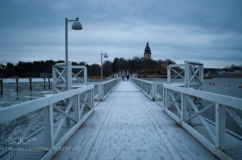 Nikon D5000 sample photo. Walking in a winter photography
