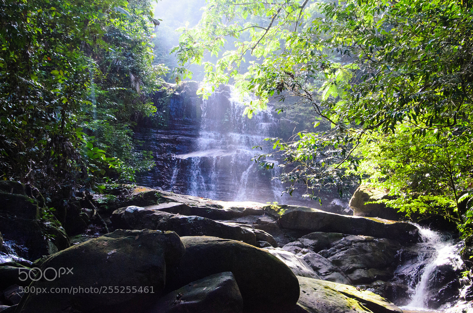 Nikon D7000 sample photo. Kubah waterfall at early photography