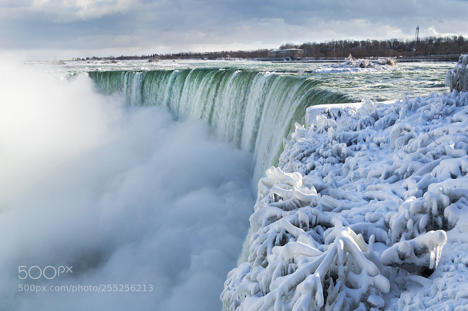Sony SLT-A37 sample photo. Niagara falls winter view photography