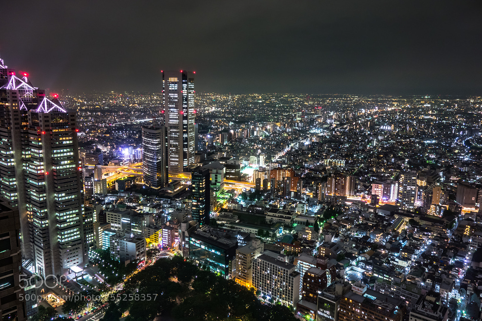 Sony Cyber-shot DSC-RX100 sample photo. Night view on shinjuku photography