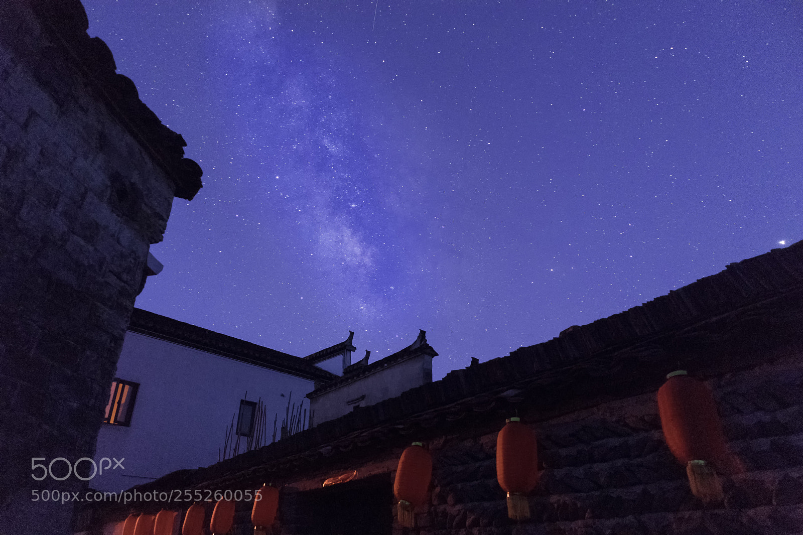 Canon EOS M6 sample photo. Milky way in hongcun photography