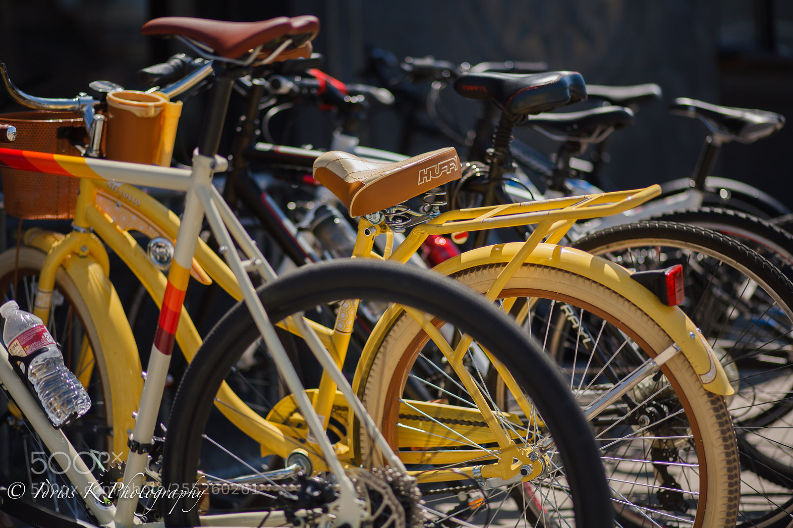 Canon EOS 5D sample photo. Yellow bicycle photography