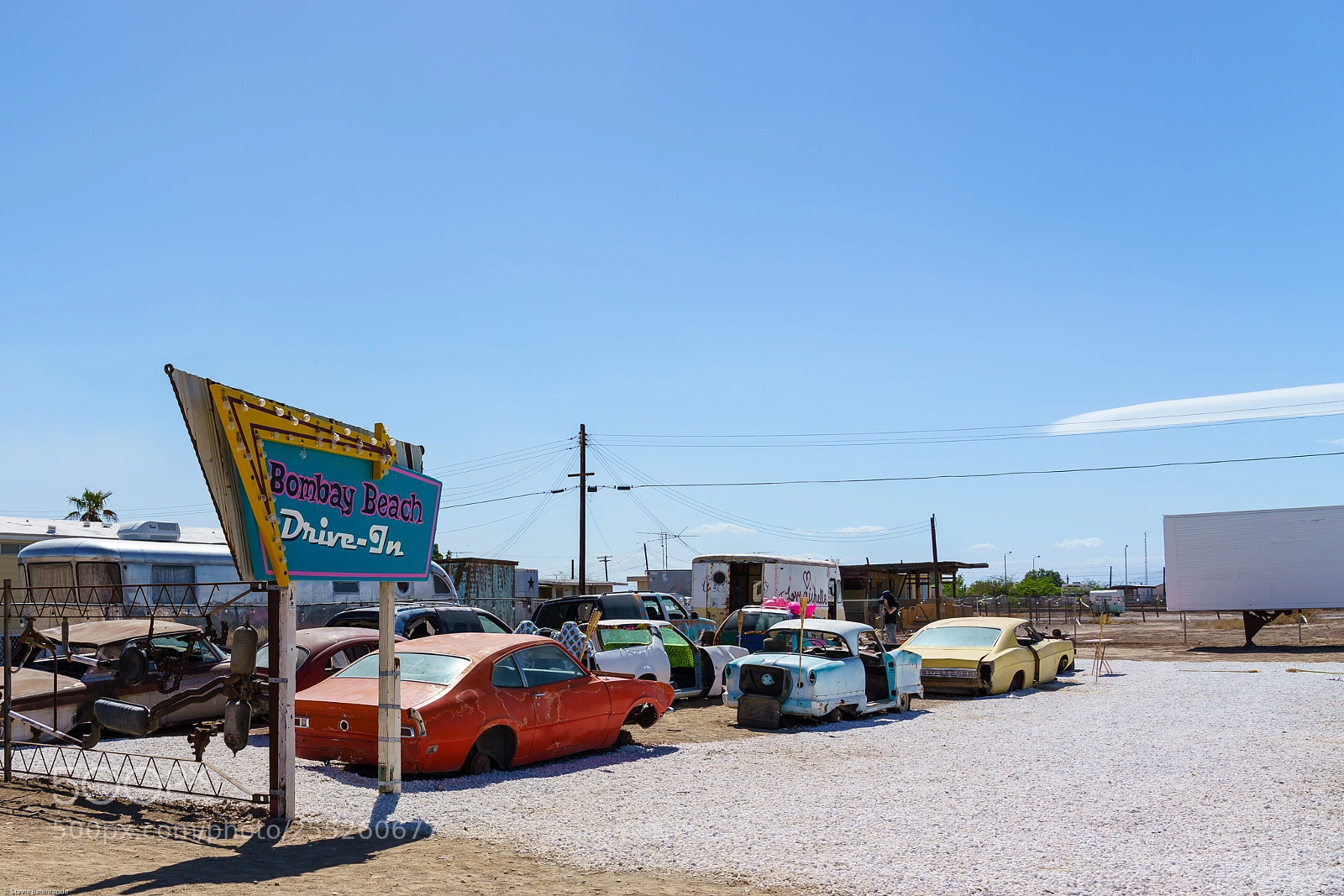 Sony a7R III sample photo. Bombay beach drive-in photography