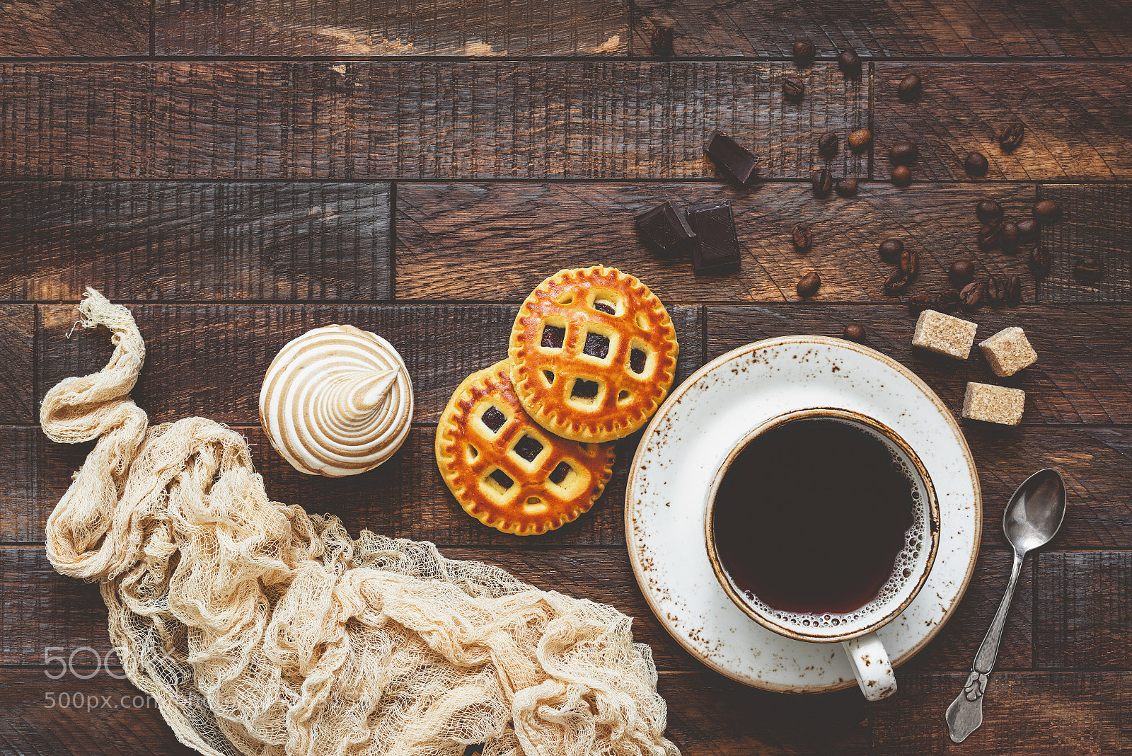 Nikon D810 sample photo. Coffee and cookies, food photography