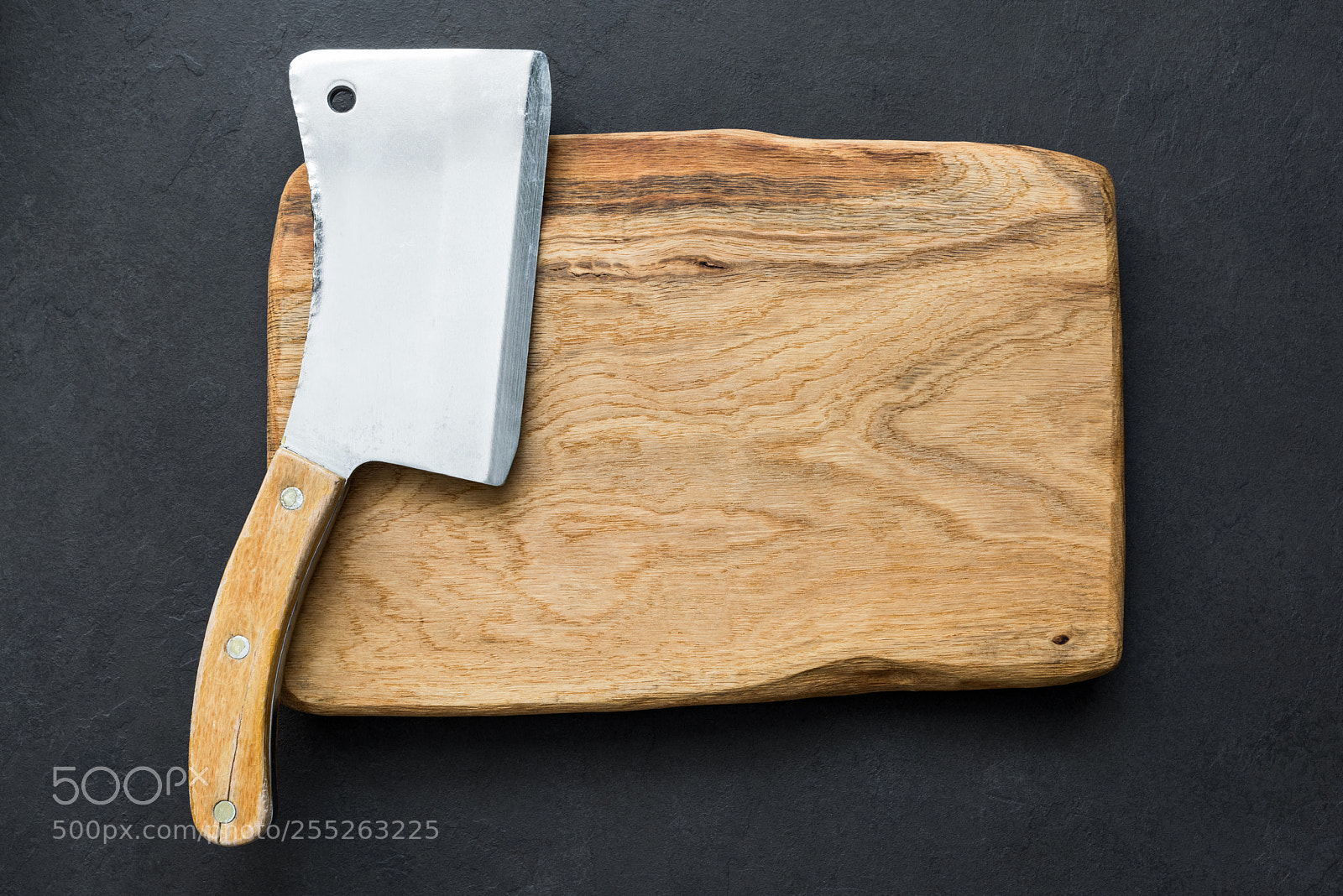 Nikon D810 sample photo. Old meat cleaver and photography
