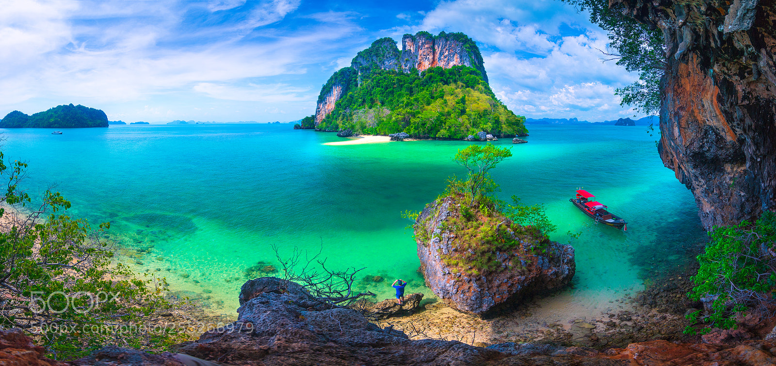 Canon EOS 6D Mark II sample photo. Panorama of koh phakbia photography