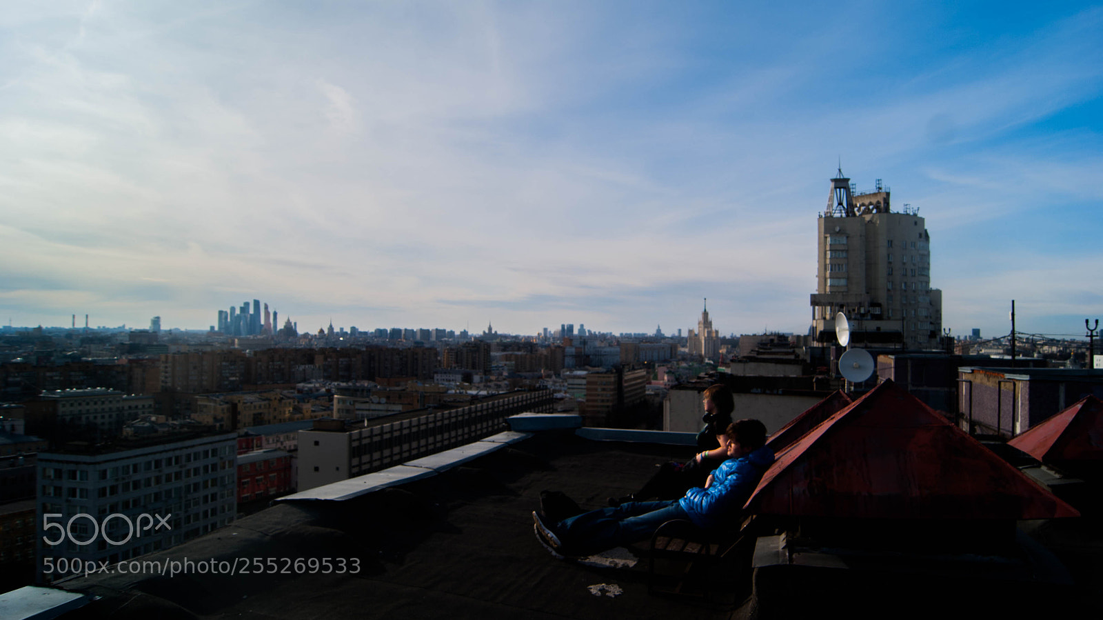 Sony Alpha DSLR-A230 sample photo. On roof top photography