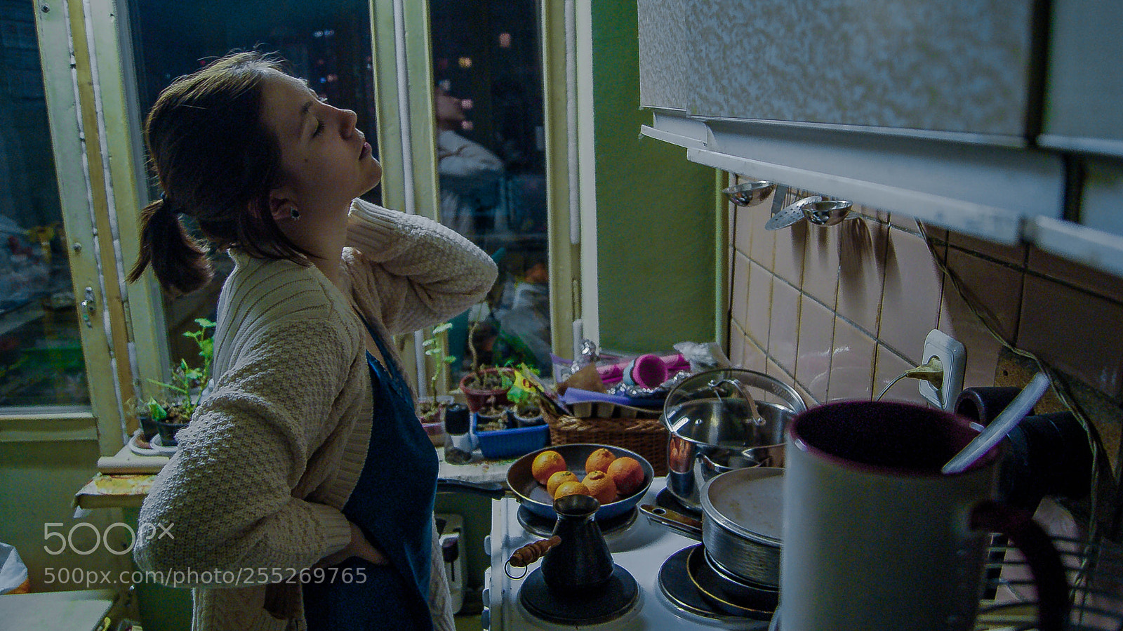 Sony Alpha DSLR-A230 sample photo. Post soviet kitchen photography