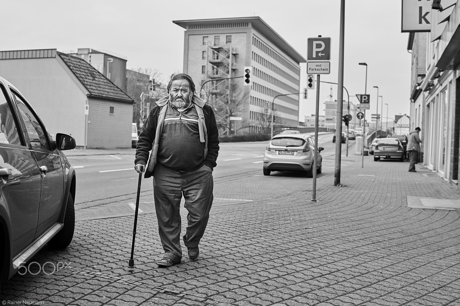 Sony Cyber-shot DSC-RX1R II sample photo. Mann 496 b&w photography