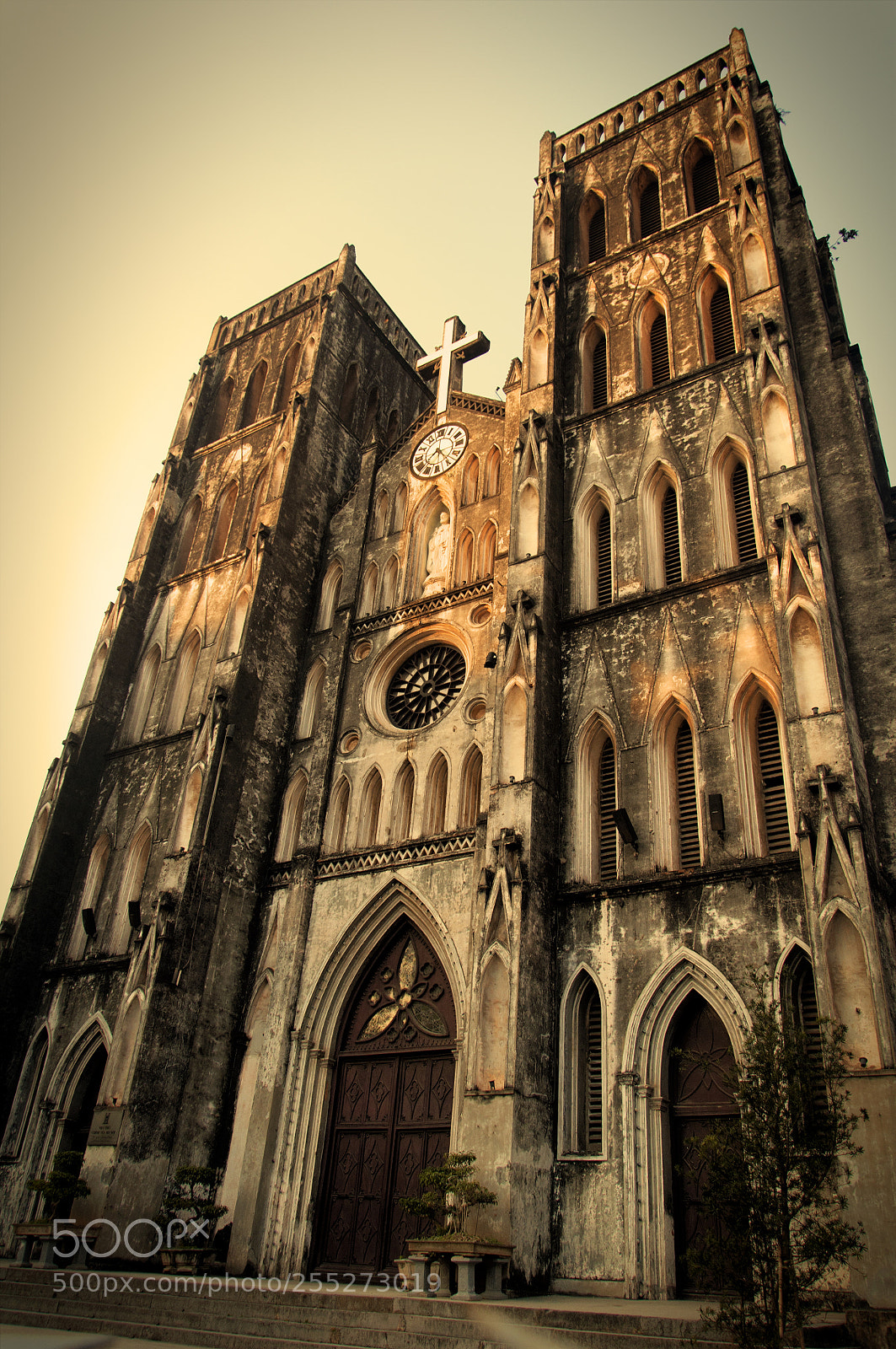 Nikon D90 sample photo. St. joseph's cathedral, hanoi photography