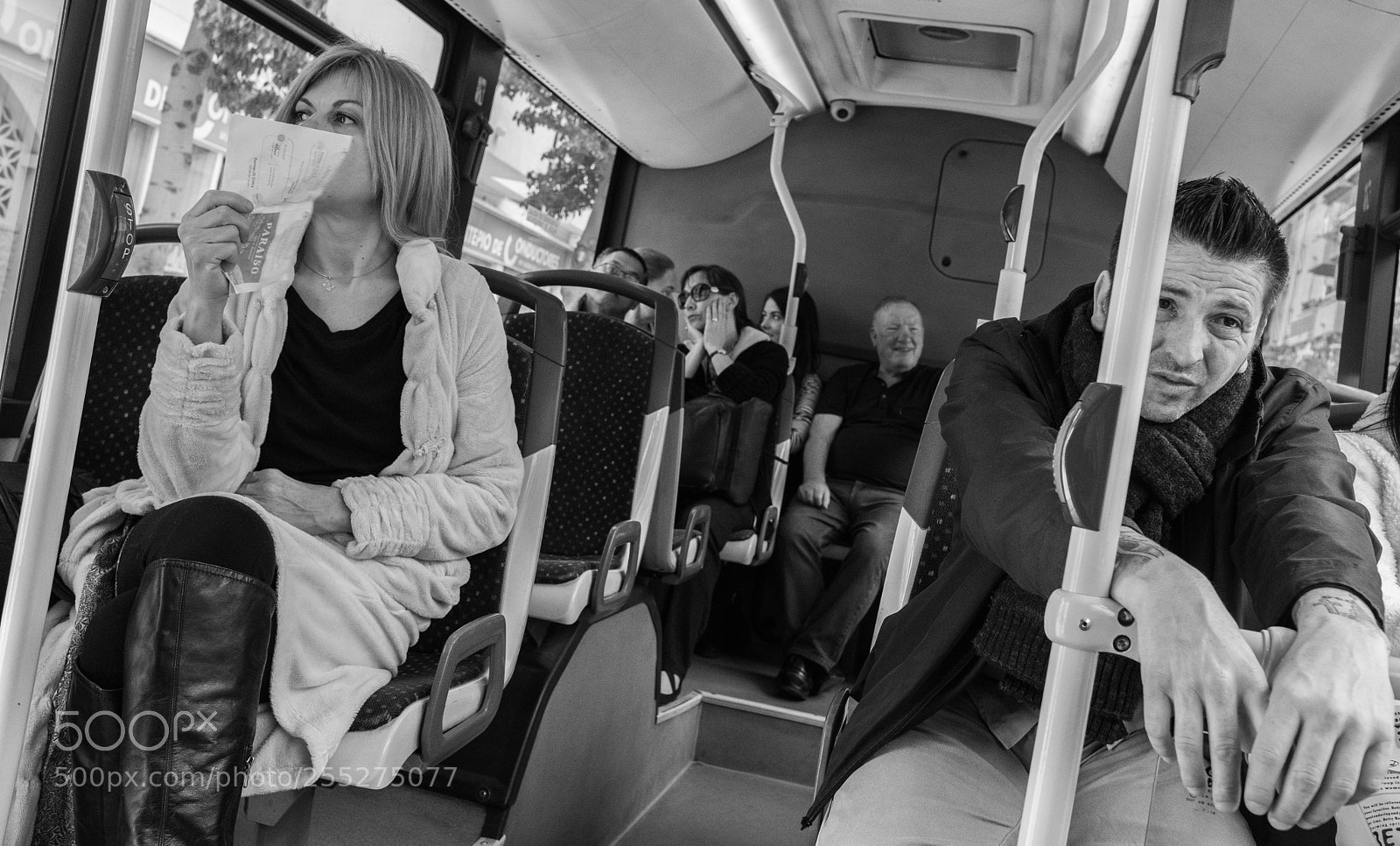 Fujifilm X-T20 sample photo. In the bus photography
