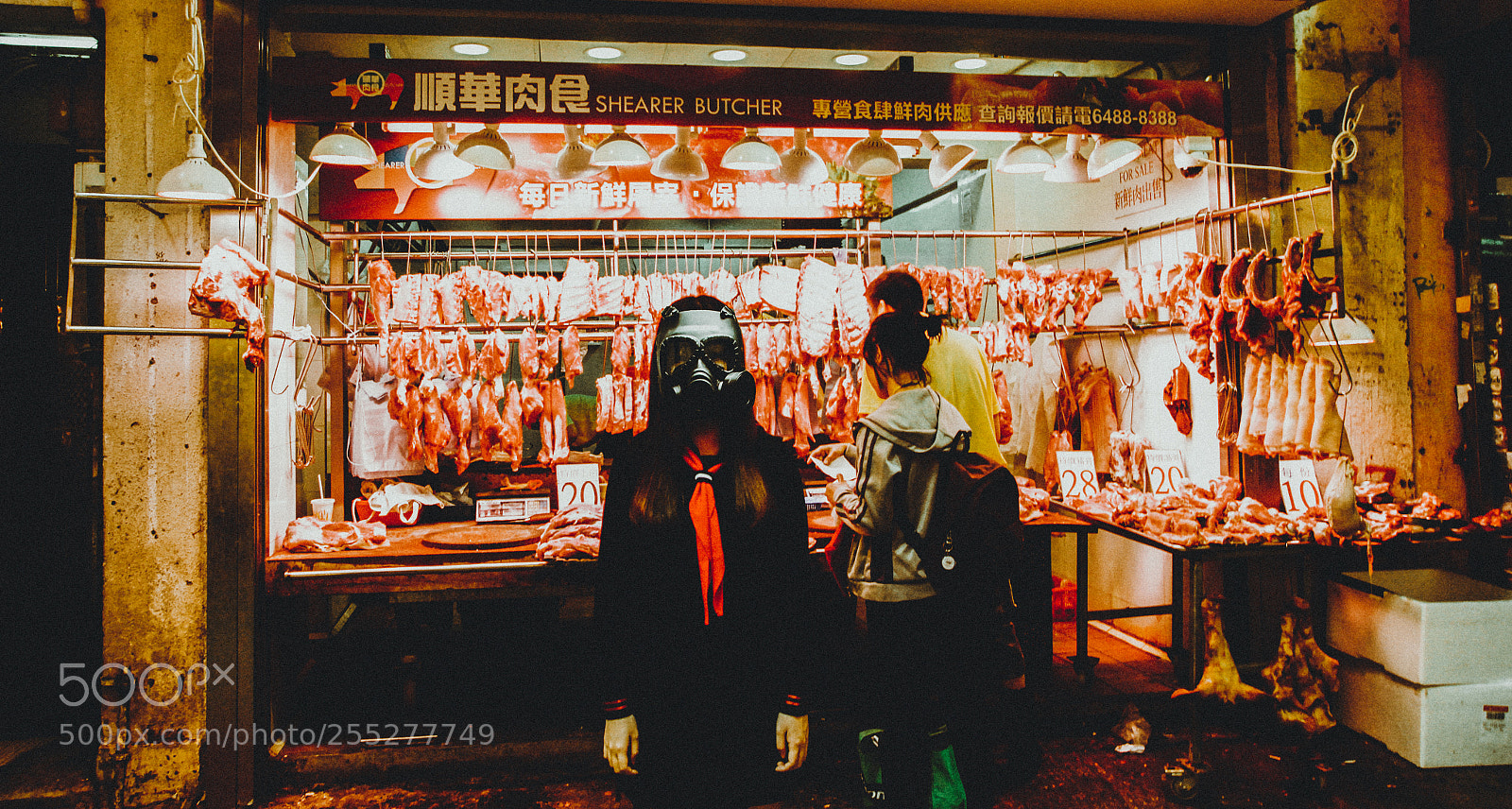 Canon EOS 7D sample photo. Meat shop photography