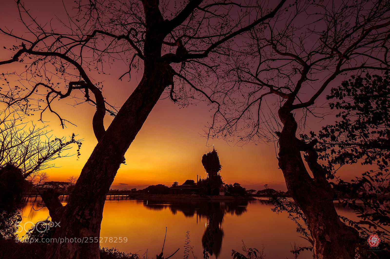 Canon EOS 6D sample photo. Kyauk-kalat pagoda's glory sunset photography
