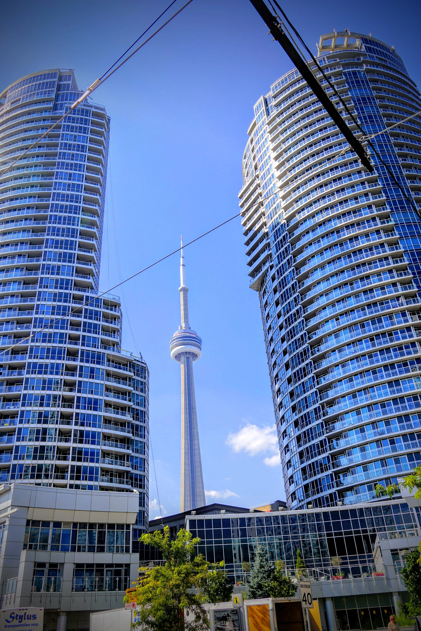 Sony a6300 + Sigma 19mm F2.8 EX DN sample photo. Cn tower photography