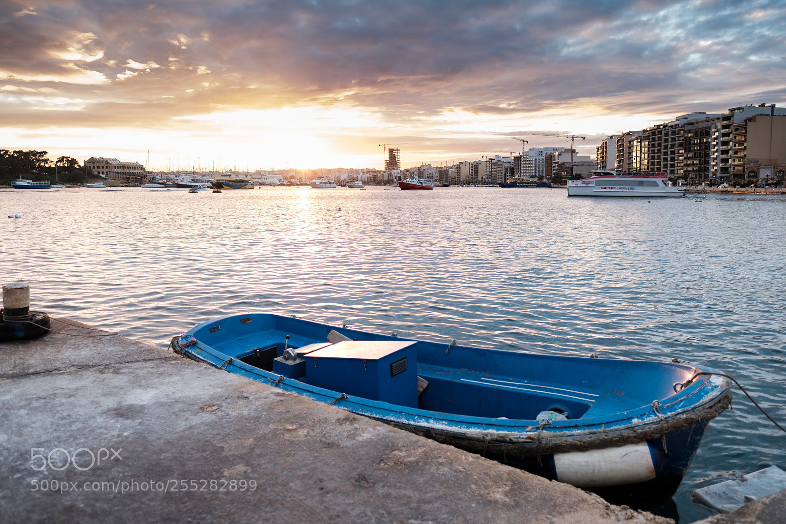 Fujifilm X-T2 sample photo. Blue boat photography