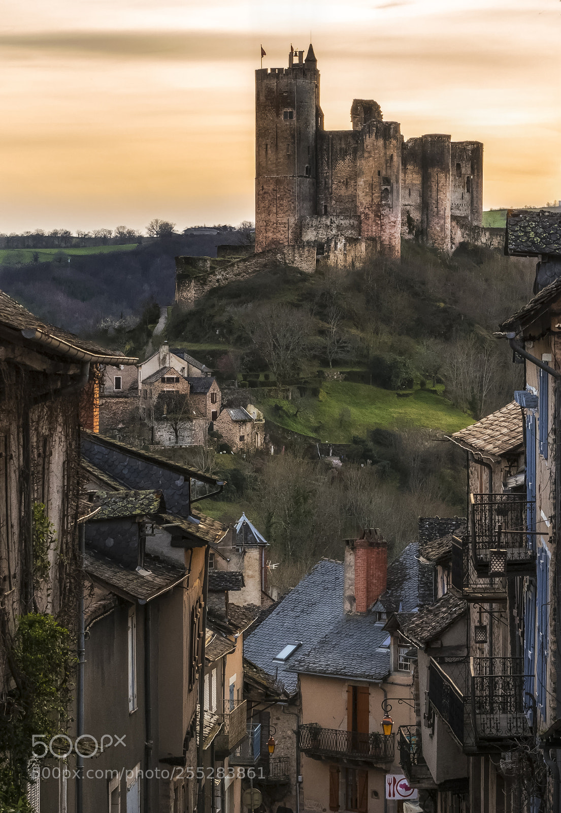 Nikon D7100 sample photo. Najac sunset photography